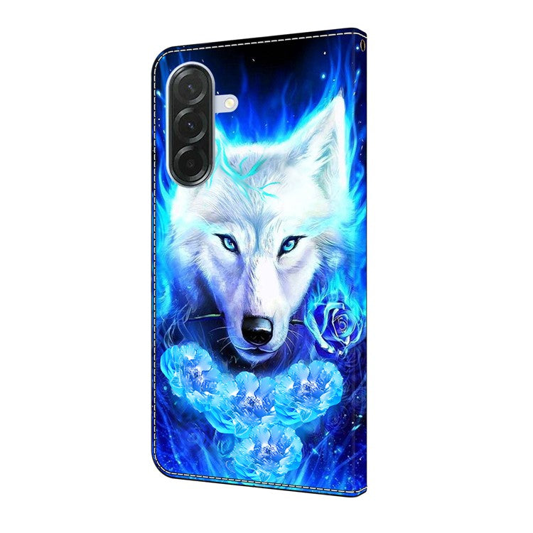 For Samsung Galaxy S24 FE Leather Case Pattern Printing Wallet Stand Flip Phone Cove - TechGearPal