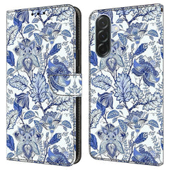 For Samsung Galaxy S24 FE Leather Case Pattern Printing Wallet Stand Flip Phone Cove - TechGearPal