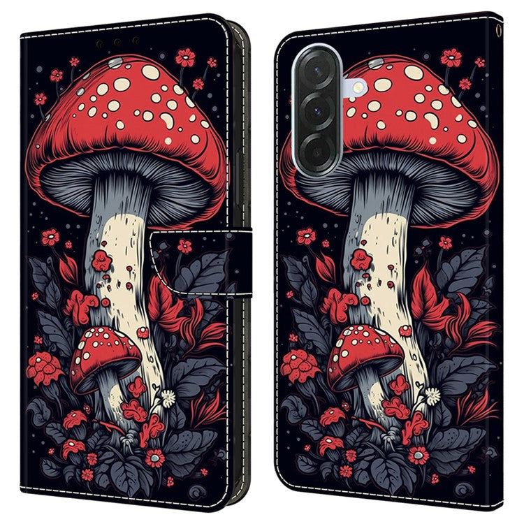 For Samsung Galaxy S24 FE Leather Case Pattern Printing Wallet Stand Flip Phone Cove - TechGearPal