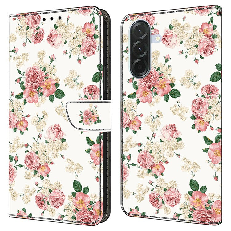 For Samsung Galaxy S24 FE Leather Case Pattern Printing Wallet Stand Flip Phone Cove - TechGearPal