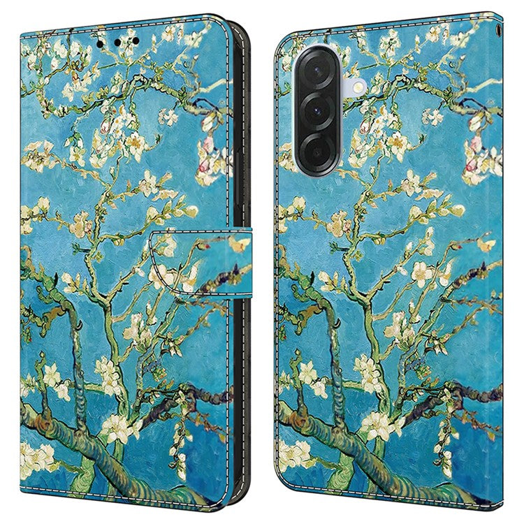 For Samsung Galaxy S24 FE Leather Case Pattern Printing Wallet Stand Flip Phone Cove - TechGearPal
