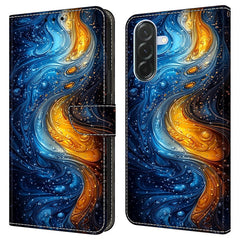 For Samsung Galaxy S24 FE Leather Case Pattern Printing Wallet Stand Flip Phone Cove - TechGearPal