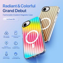 For iPhone 16e Case DUX DUCIS Zest Series Compatible with MagSafe Gradient TPU + PET Phone Cover - TechGearPal