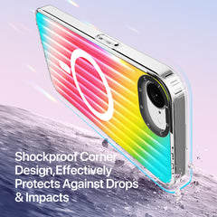 For iPhone 16e Case DUX DUCIS Zest Series Compatible with MagSafe Gradient TPU + PET Phone Cover - TechGearPal