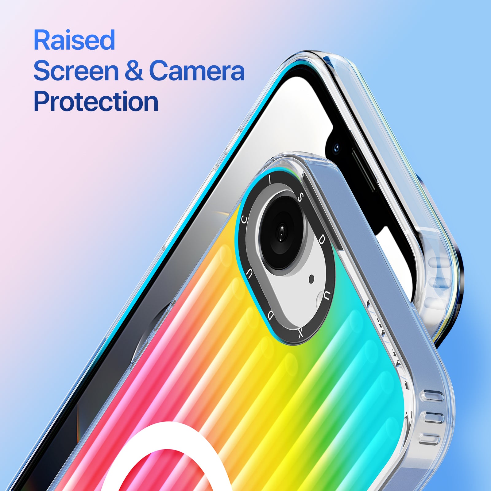 For iPhone 16e Case DUX DUCIS Zest Series Compatible with MagSafe Gradient TPU + PET Phone Cover - TechGearPal