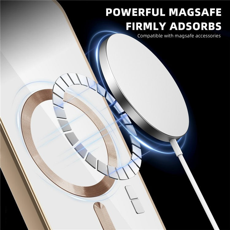 For iPhone 16e Case Compatible with MagSafe TPU + PC Clear Back Cover - TechGearPal