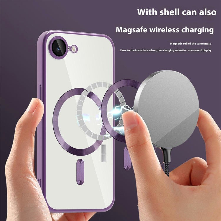 For iPhone 16e Case Compatible with MagSafe TPU + PC Clear Back Cover - TechGearPal