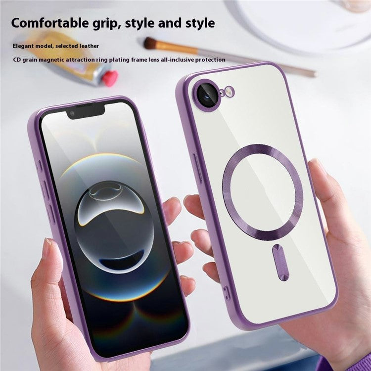 For iPhone 16e Case Compatible with MagSafe TPU + PC Clear Back Cover - TechGearPal