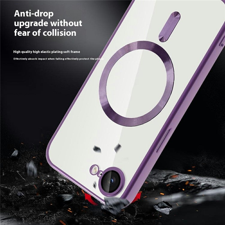 For iPhone 16e Case Compatible with MagSafe TPU + PC Clear Back Cover - TechGearPal