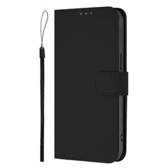 Étui portefeuille en cuir de couleur unie avec sangle pour Huawei Nova 13 Pro 5G 