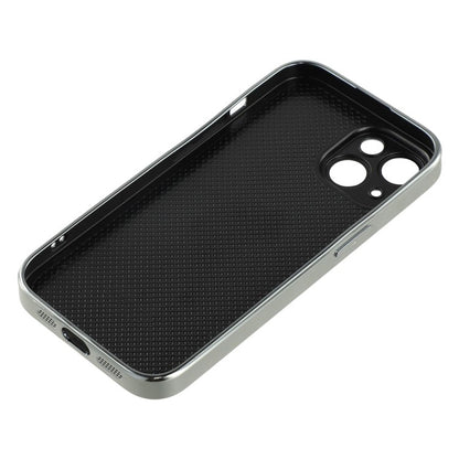 For iPhone 15 Case Electroplated Epoxy Metal Decor TPU + Acrylic Phone Cover Precise Cutout - TechGearPal