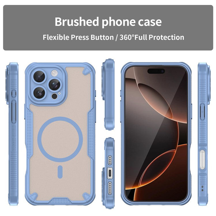 For iPhone 16 Pro Max Magnetic Case Compatible with MagSafe TPU + PC Phone Back Cover - TechGearPal