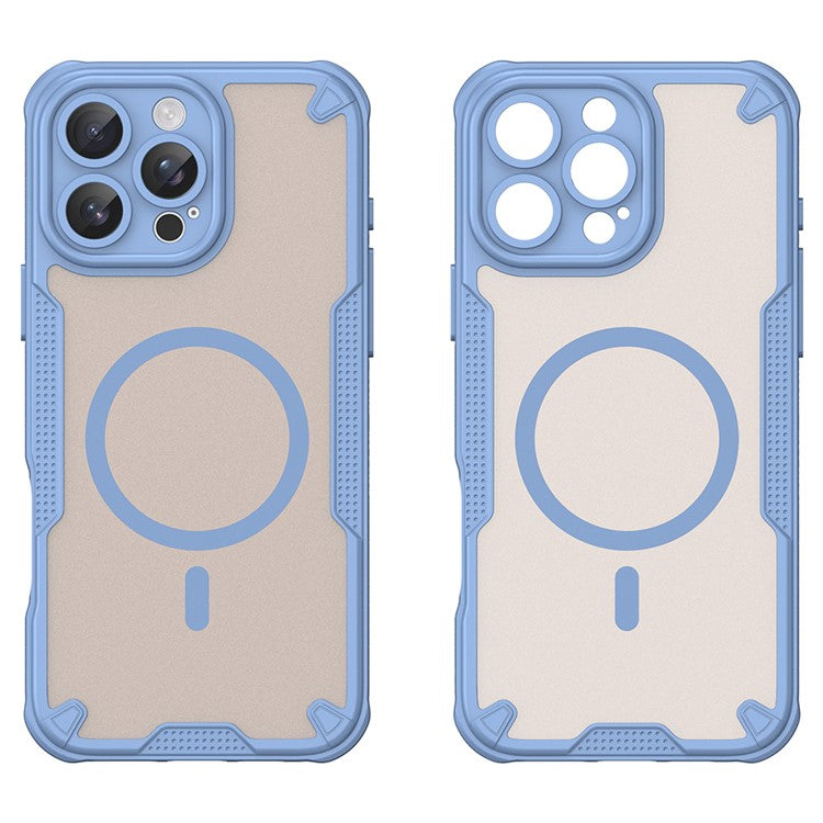 For iPhone 16 Pro Max Magnetic Case Compatible with MagSafe TPU + PC Phone Back Cover - TechGearPal