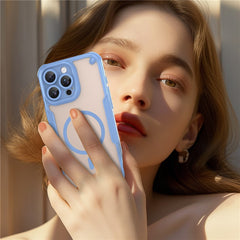 For iPhone 16 Pro Max Magnetic Case Compatible with MagSafe TPU + PC Phone Back Cover - TechGearPal