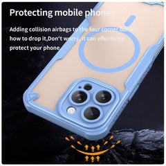 For iPhone 16 Pro Max Magnetic Case Compatible with MagSafe TPU + PC Phone Back Cover - TechGearPal