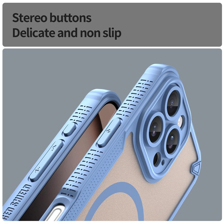 For iPhone 16 Pro Max Magnetic Case Compatible with MagSafe TPU + PC Phone Back Cover - TechGearPal