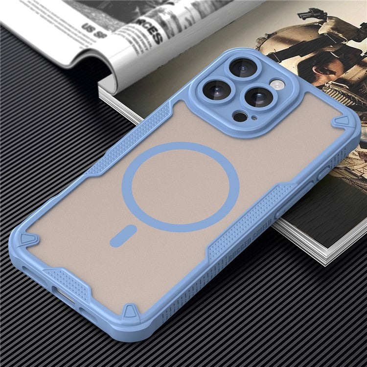 For iPhone 16 Pro Max Magnetic Case Compatible with MagSafe TPU + PC Phone Back Cover - TechGearPal