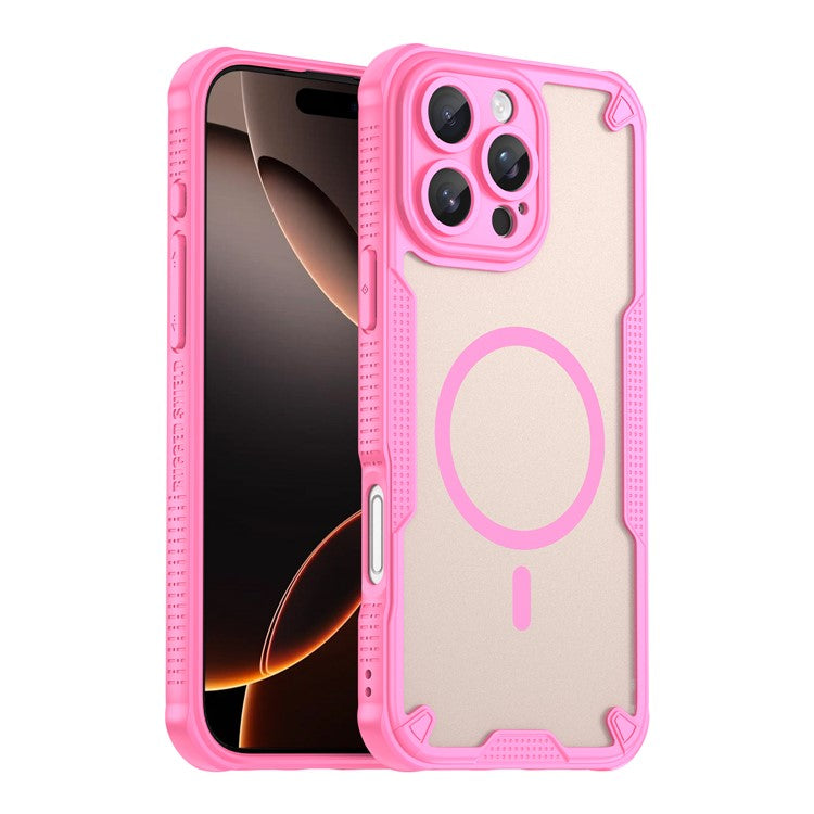 For iPhone 16 Pro Max Magnetic Case Compatible with MagSafe TPU + PC Phone Back Cover - TechGearPal