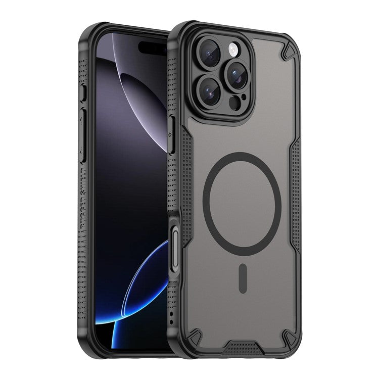 For iPhone 16 Pro Max Magnetic Case Compatible with MagSafe TPU + PC Phone Back Cover - TechGearPal