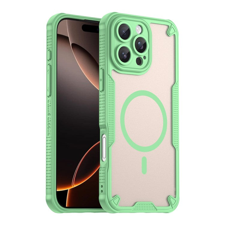 For iPhone 16 Pro Max Magnetic Case Compatible with MagSafe TPU + PC Phone Back Cover - TechGearPal