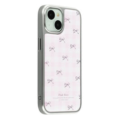 For iPhone 14 Case Lacquered Epoxy Pattern TPU + Acrylic Phone Cover Large Camera Cutout - TechGearPal