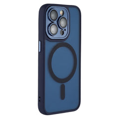 For iPhone 13 Pro Case Compatible with MagSafe PC + TPU Matte Phone Cover with Glass Lens Film - TechGearPal
