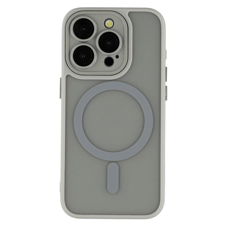 For iPhone 13 Pro Case Compatible with MagSafe PC + TPU Matte Phone Cover with Glass Lens Film - TechGearPal