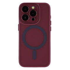 For iPhone 13 Pro Case Compatible with MagSafe PC + TPU Matte Phone Cover with Glass Lens Film - TechGearPal