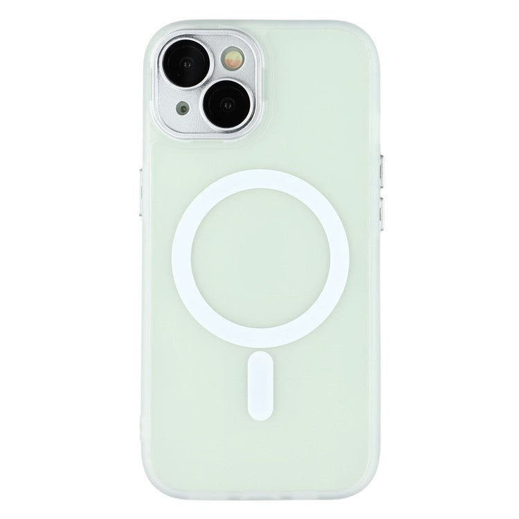 For iPhone 14 Case Compatible with MagSafe PC + TPU Matte Phone Cover with Glass Lens Film - TechGearPal