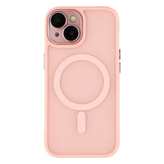 For iPhone 13 Case Compatible with MagSafe PC + TPU Matte Phone Cover with Glass Lens Fil - TechGearPal