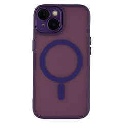 For iPhone 13 Case Compatible with MagSafe PC + TPU Matte Phone Cover with Glass Lens Fil - TechGearPal