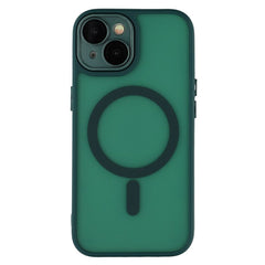For iPhone 13 Case Compatible with MagSafe PC + TPU Matte Phone Cover with Glass Lens Fil - TechGearPal