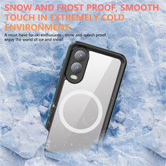 Coque REDPEPPER série A pour Samsung Galaxy S25 Edge, étanche IP68, compatible avec MagSafe 