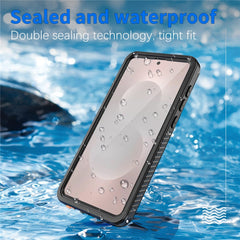 Coque étanche REDPEPPER FS/FM pour Samsung Galaxy S25 Edge, protection antichoc IP68 
