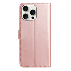 For iPhone 14 Pro Wallet Case Rose Pattern Imprinted Leather Flip Stand Phone Cover - TechGearPal