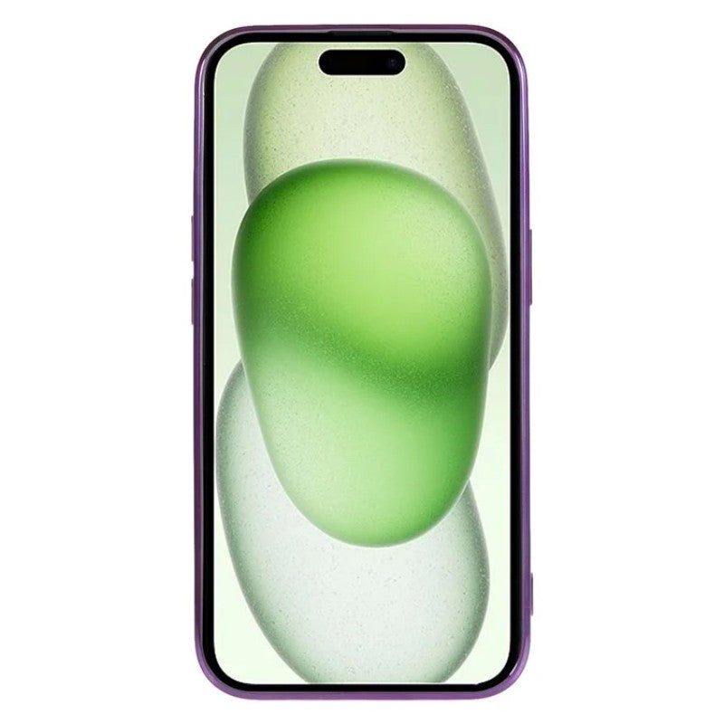 For iPhone 13 6.1 inch Magnetic Case WANLONFENG Electroplated TPU Cover with Lens Film + 2Pcs Tempered Glass - TechGearPal