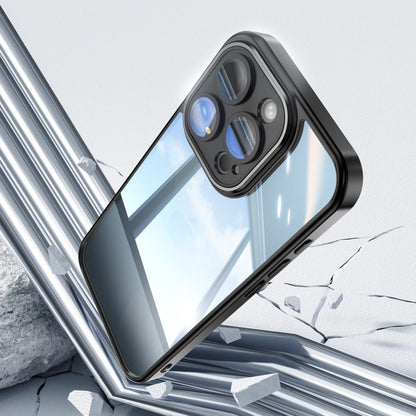 For iPhone 15 Pro Max TPU Case WANLONFENG Drop-proof Clear Phone Cover with 2Pcs Tempered Glass Film - TechGearPal