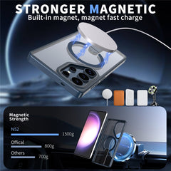 For Samsung Galaxy S23 Ultra / S22 Ultra 5G Case Compatible with MagSafe Kickstand TPU + Acrylic Phone Cover
