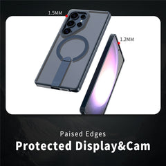 For Samsung Galaxy S23 Ultra / S22 Ultra 5G Case Compatible with MagSafe Kickstand TPU + Acrylic Phone Cover