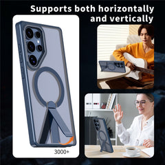 For Samsung Galaxy S23 Ultra / S22 Ultra 5G Case Compatible with MagSafe Kickstand TPU + Acrylic Phone Cover