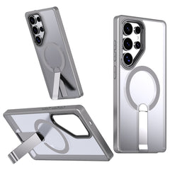 For Samsung Galaxy S23 Ultra / S22 Ultra 5G Case Compatible with MagSafe Kickstand TPU + Acrylic Phone Cover