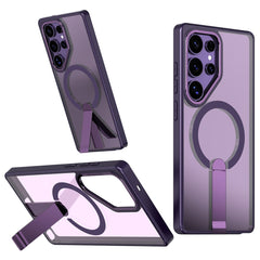 For Samsung Galaxy S23 Ultra / S22 Ultra 5G Case Compatible with MagSafe Kickstand TPU + Acrylic Phone Cover