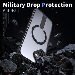 For iPhone 16 Case Compatible with MagSafe Kickstand TPU + Acrylic Phone Cover - TechGearPal