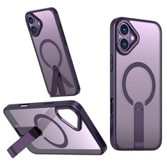 For iPhone 16 Case Compatible with MagSafe Kickstand TPU + Acrylic Phone Cover - TechGearPal