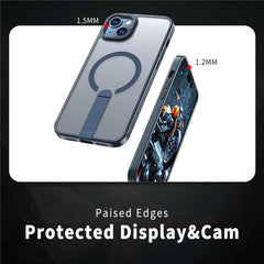 For iPhone 14 / 13 Case Compatible with MagSafe Kickstand TPU + Acrylic Phone Cover - TechGearPal