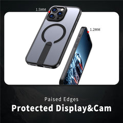 For iPhone 14 Pro Max Case Compatible with MagSafe Kickstand TPU + Acrylic Phone Cove - TechGearPal