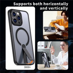 For iPhone 14 Pro Max Case Compatible with MagSafe Kickstand TPU + Acrylic Phone Cove - TechGearPal