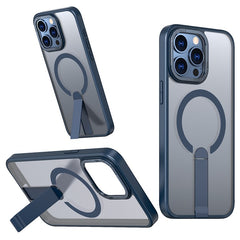 For iPhone 14 Pro Max Case Compatible with MagSafe Kickstand TPU + Acrylic Phone Cove - TechGearPal