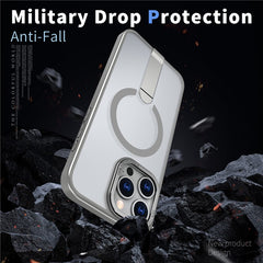 For iPhone 14 Pro Case Compatible with MagSafe Kickstand TPU + Acrylic Phone Cover - TechGearPal