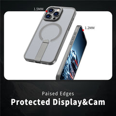 For iPhone 14 Pro Case Compatible with MagSafe Kickstand TPU + Acrylic Phone Cover - TechGearPal